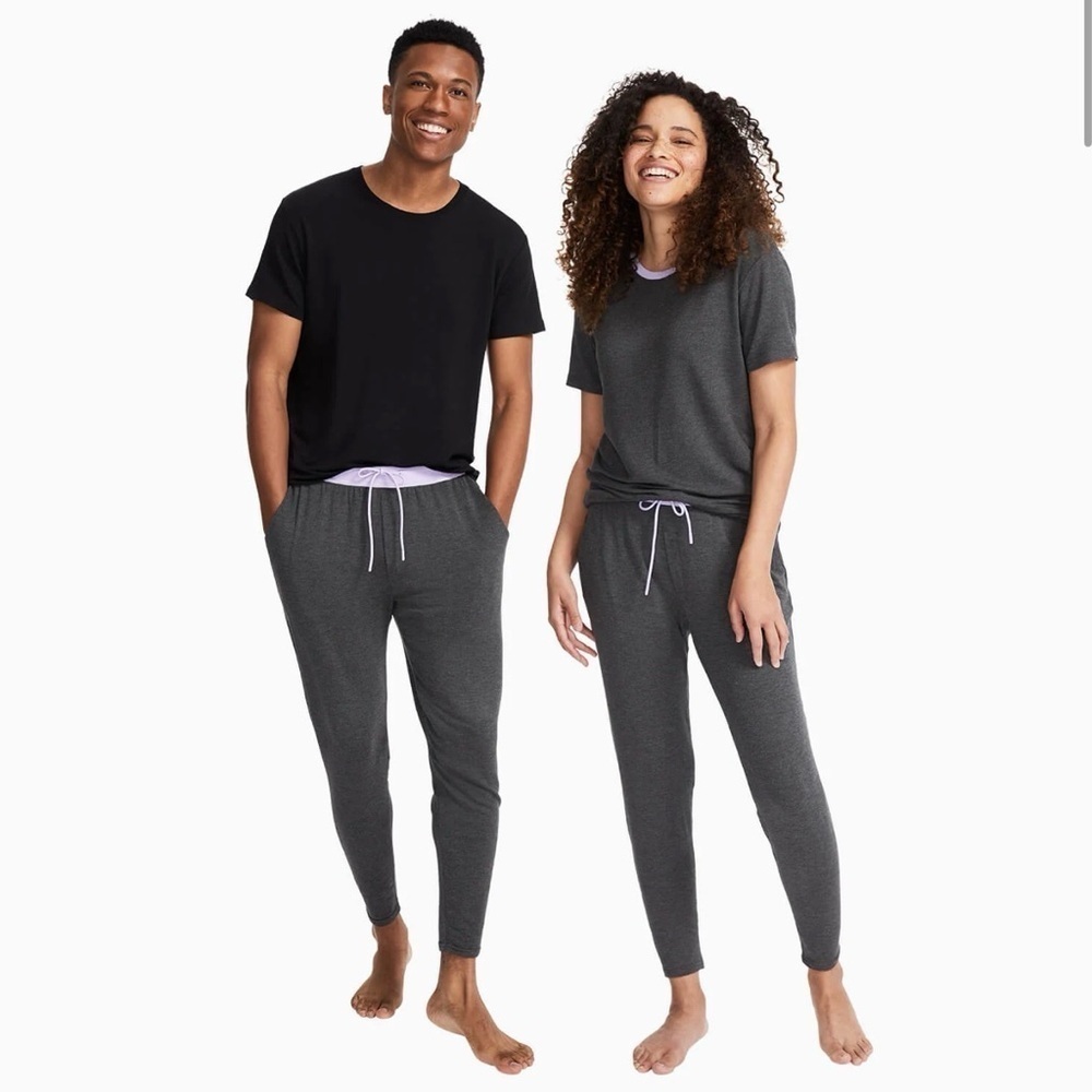 Jambys Breathable No-Sweat Sweatpants in Pink/Purple Ombré